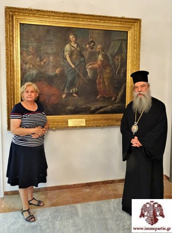Δωρεά πίνακα 18ου αιώνα από την κα Βασιλική Παπασωτηρίου – Μπεχράκη