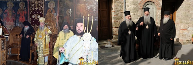 Ο Σεβ. Μητροπολίτης μας ιερουργός στην Ι. Μονή Βαρλαάμ Μετεώρων