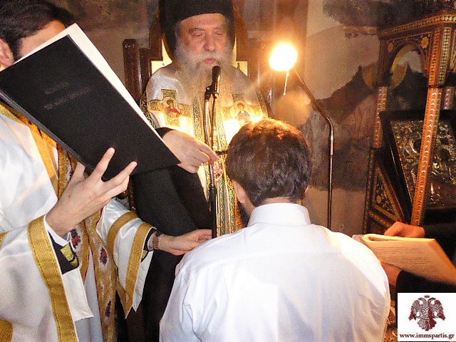 Κουρά Μοναχού Λεοντίου στην Ι.Μ Αγίων Αναργύρων Πάρνωνα