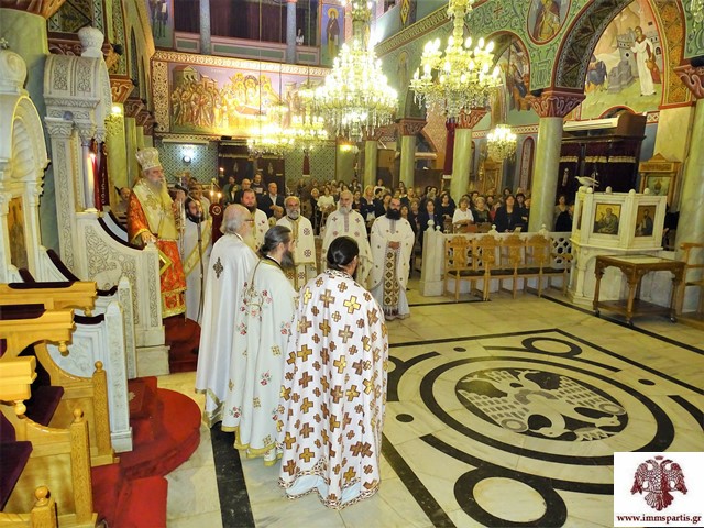 Ιερά Αγρυπνία για την απόδοση της εορτής του Πάσχα στον Ι.Ν Οσίου Νίκωνος