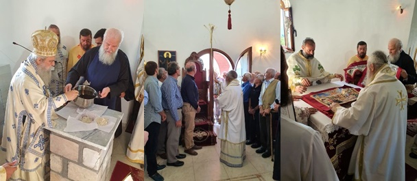 Με εκκλησιαστική μεγαλοπρέπεια τα εγκαίνια Ιερού Ναού στον Αγ. Δημήτριο Ζάρακος