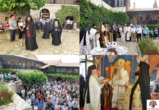 Λαμπρός εορτασμός των Αγίων Αναργύρων στην ιστορική Ιερά Μονή και το Γηροκομείο Σπάρτης