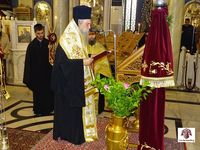 Η Δ΄ Στάση των Χαιρετισμών στον Ι.Ν Οσίου Νίκωνος Σπάρτης