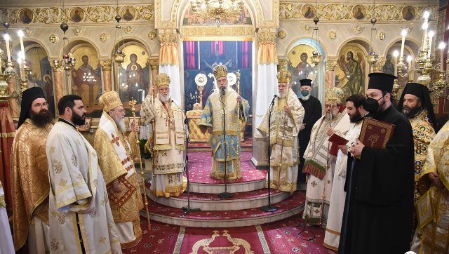 Τεσσαρακονθήμερο μνημόσυνο μακαριστού Μητροπολίτη κυρού Ιερεμία στη Μεγαλόπολη