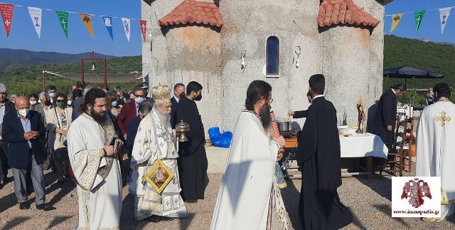 Εγκαίνια Ιερού Ναού Αγίων Παϊσίου και Αικατερίνης στην Καμάρα Αρκαδίας