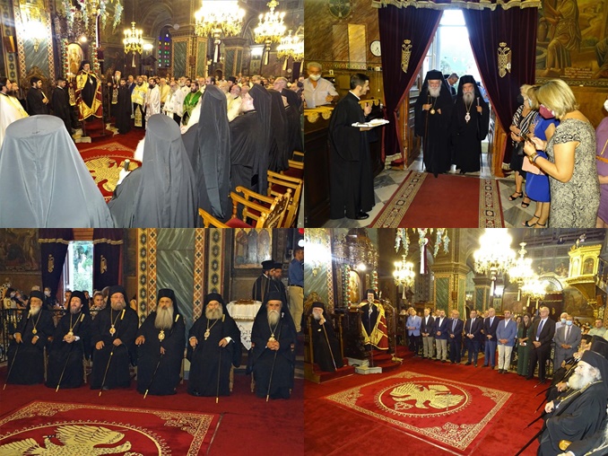 Παρουσία του Μακαριωτάτου Αρχιεπισκόπου ο Εσπερινός για τα Ονομαστήρια του Σεβ. Ποιμενάρχη μας